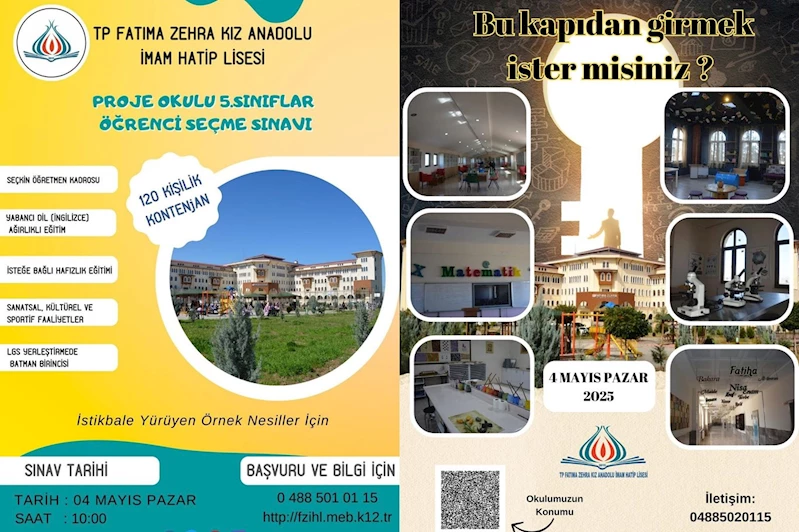 Fatıma Zehra Kız AİHL Proje Hafızlık için belirlenen sınav takvimi açıklandı