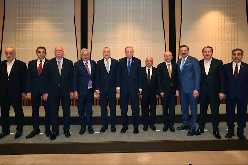 Cumhurbaşkanı Erdoğan, işçi ve işveren temsilcilerini kabul etti