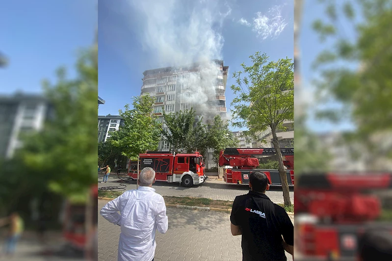 Şanlıurfa’da mesken yangını: 1 kadın yaralandı