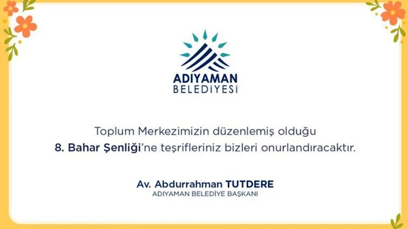 Adıyaman’da ‘Engelsiz Bahar Şenliği’ yarın başlıyor 