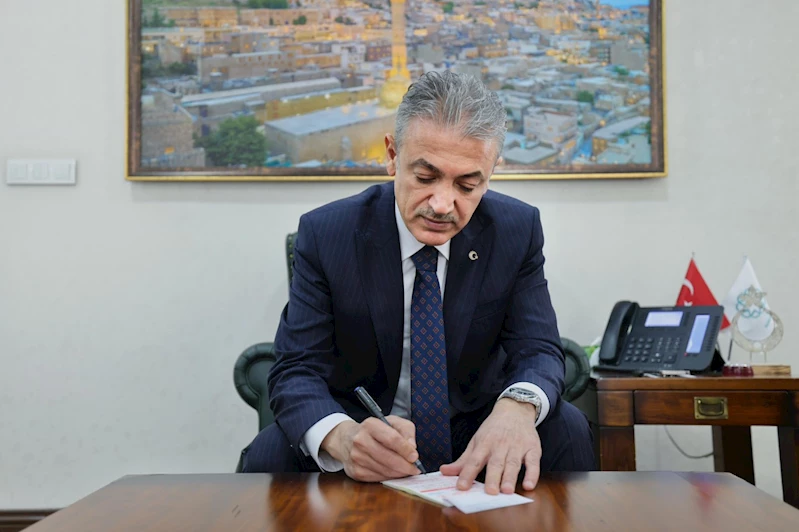 Mardin Valisi Akkoyun, kurban vekâletini Gazze’ye verdi