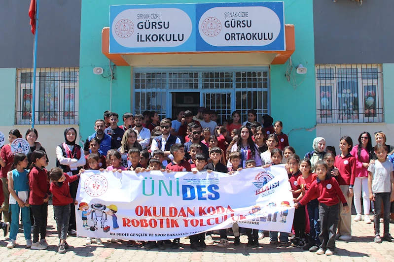 Şırnak’ta köy okulları robotik kodlama ile buluştu