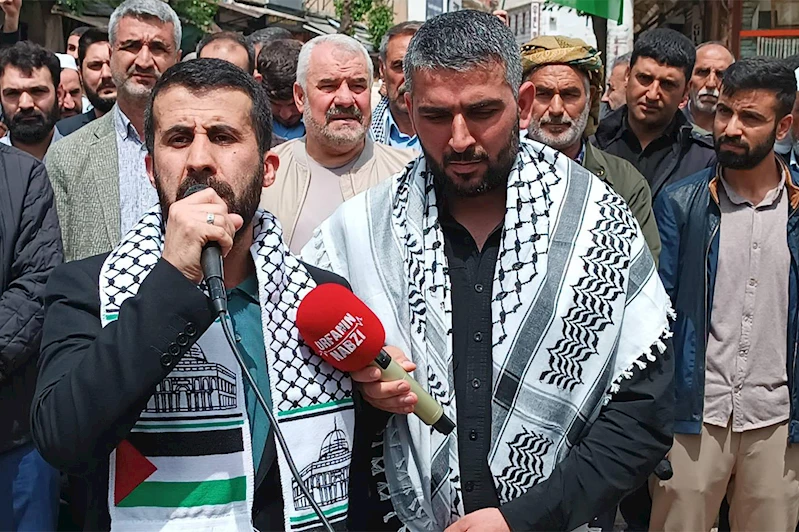 Hür Gençlik Gazze için basın açıklaması yaptı