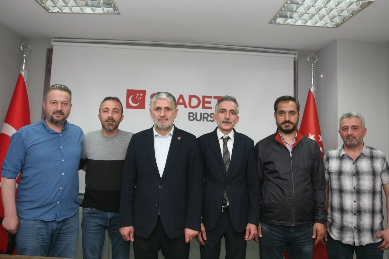 Çıraklık Mağdurları Saadeti ziyaret etti