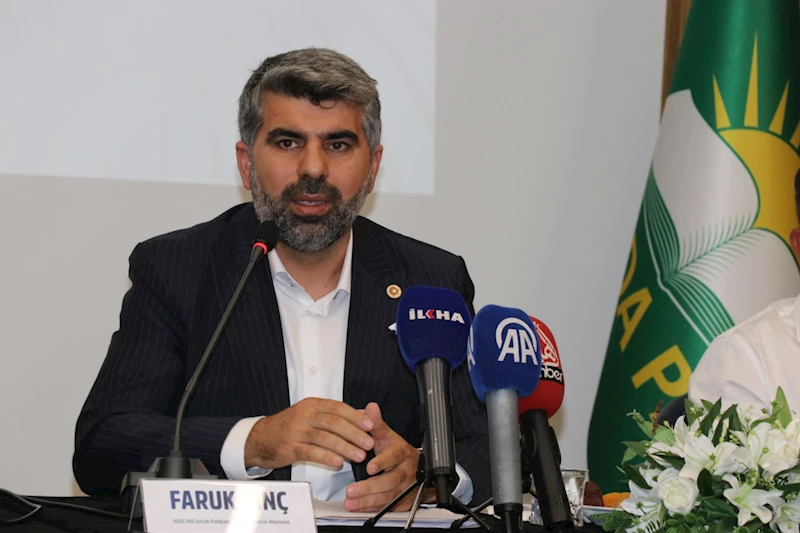 HÜDA PAR Gençlik Politikaları Başkanı Dinç: Madde bağımlılığı en az 