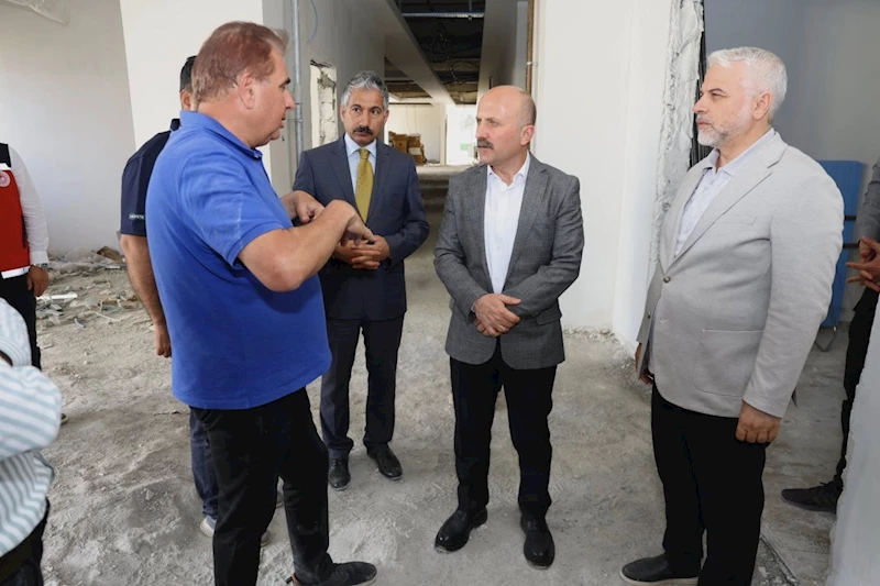 Vali Varol, Tarım ve Orman İl Müdürlüğü yeni hizmet binası inşaatını inceledi 
