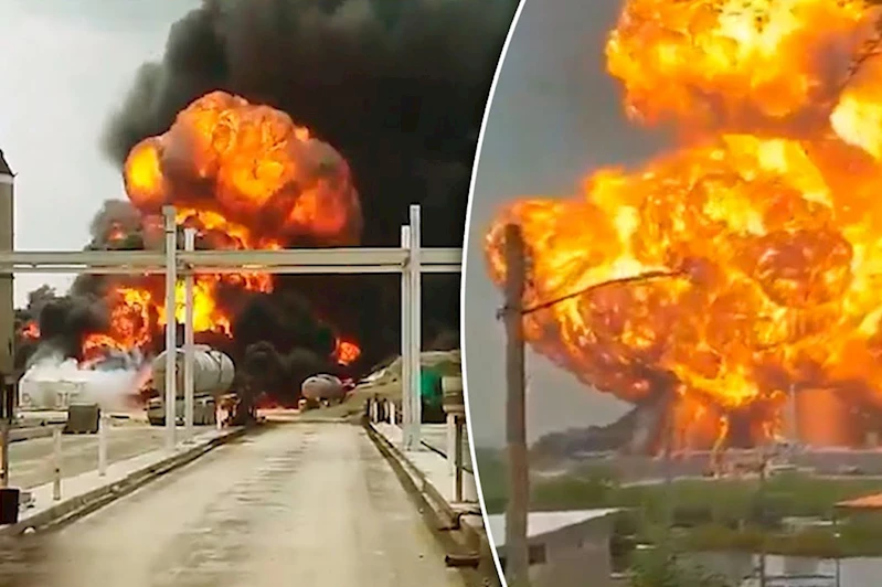 Meksika’da dizel tesisinde patlama