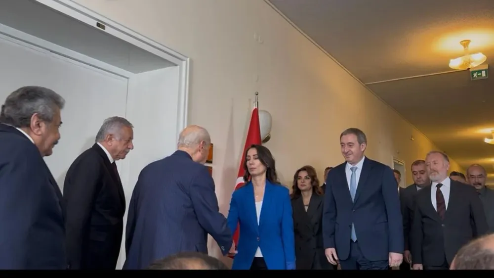 Dem Parti MHP ziyareti gerçekleşti. Dem Parti heyetini Devlet Bahçeli karşıladı