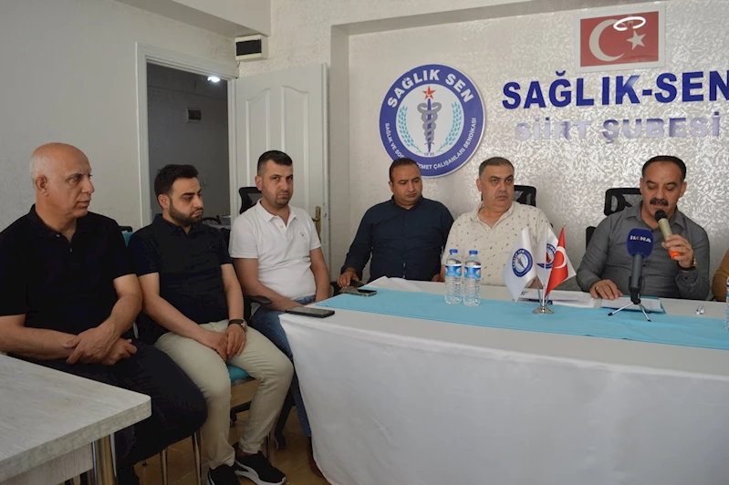 Sağlık-Sen Siirt Şube Başkanı Vesim Eviz: Taleplerimiz haklı, mücadelemiz kararlı