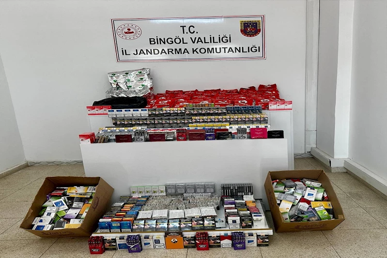 Bingöl’de kaçakçılık operasyonu: 1 gözaltı