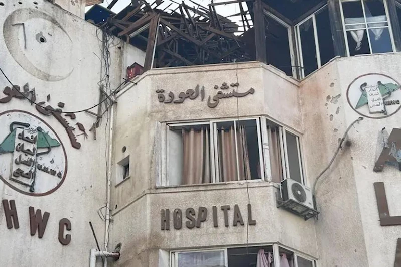 El-Avde Hastanesi siyonist işgalcilerin hedefinde! 