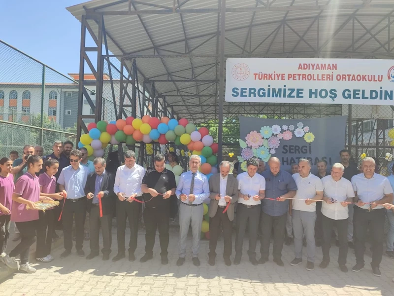 Türkiye Petrolleri Ortaokulu’nda yıl sonu sergisi büyük ilgi gördü 