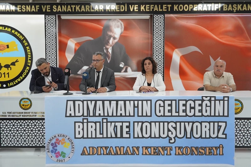 Adıyaman Kent Konseyi’nden çağrı: ‘Adıyaman’ın Geleceğini Birlikte Konuşalım’  - Videolu Haber