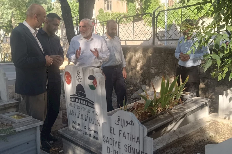 Mavi Marmara Şehidi Bilgen ve HÜDA PAR ilçe başkanı Işıktaş Siirt’te dualarla anıldı