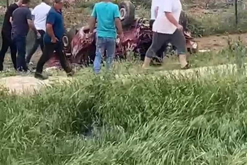 Batman-Hasankeyf yolunda kaza: 1 ağır yaralı