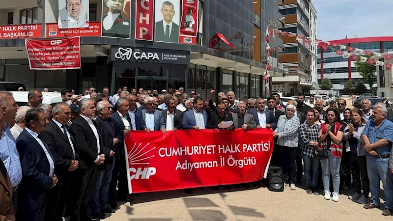 CHP Adıyaman İl Başkanı Engin Doğan: 