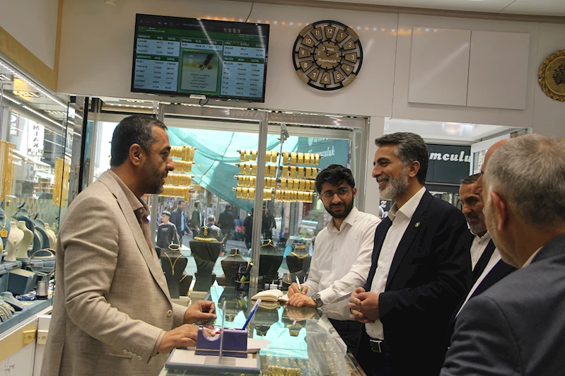 HÜDA PAR heyetinden Bingöl Dörtyol esnafına ziyaret