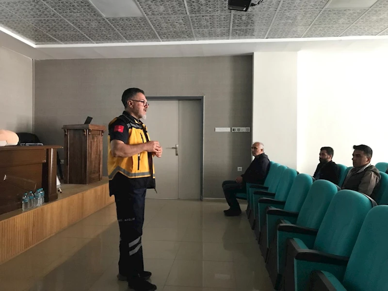 Çelikhan’da ilk yardım eğitimi düzenlendi 