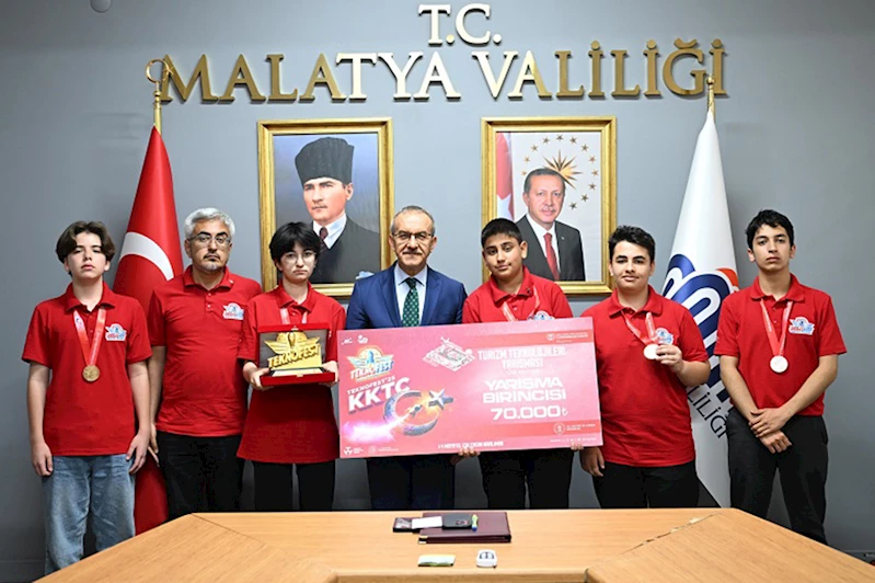 Teknofest şampiyonları Vali Yavuz