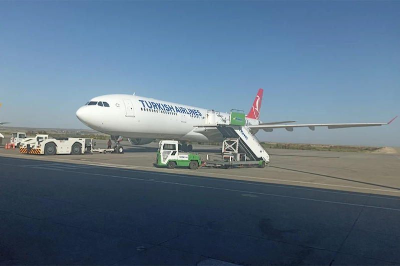 Şanlıurfa’dan kutsal topraklara ilk hac uçuşu gerçekleşti