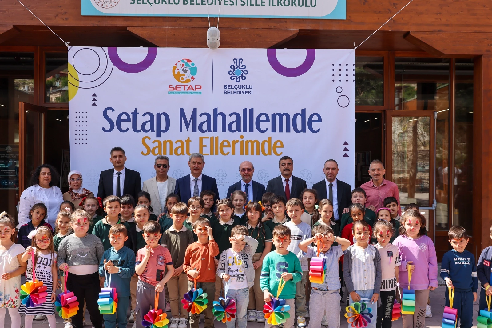 SETAP ile mahalle okullarında sanat rüzgarı esti