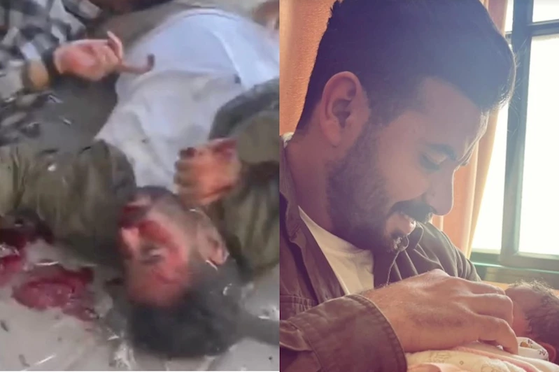 Kızının doğumundan birkaç saat sonra bir gazeteci, işgal katliamında şehit oldu