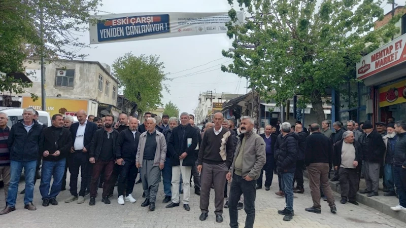 Kahta Eski Çarşı esnafından kentsel dönüşüm tepkisi: 