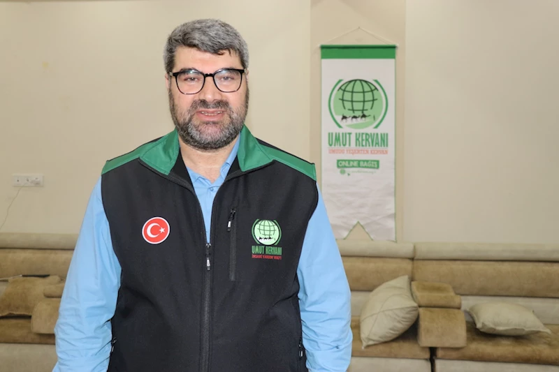 Umut Kervanı Genel Başkanı Kurtaran: Dünyanın dört bir yanına kurbanınız umut olsun
