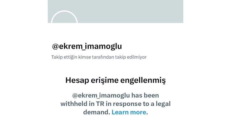 Ekrem İmamoğlu’nun X Hesabına Erişim Engeli Getirildi: CHP ve TİP’ten 