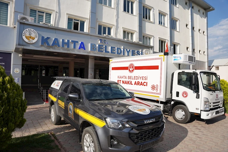 Kahta Belediyesi araç filosuna genişletti 