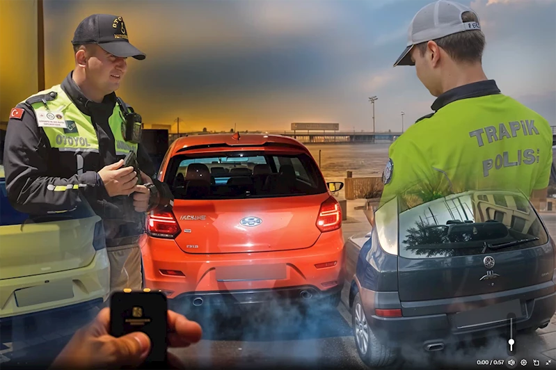 Abartı egzoz kullanan 26 bin araç ve sürücüye işlem yapıldı