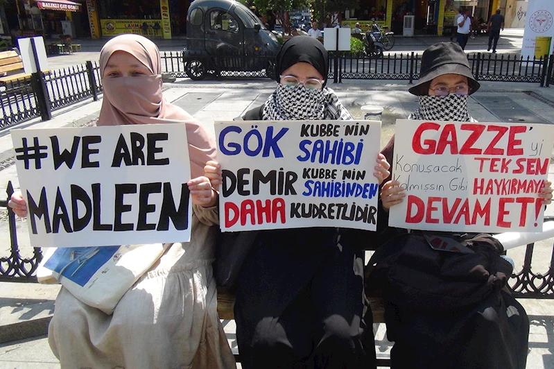 İmam hatipli öğrencilerden Gazze için sessiz eylem