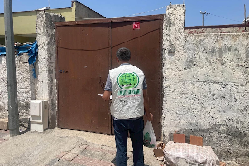 Çınar Umut Kervanı 160 aileye kurban eti dağıttı