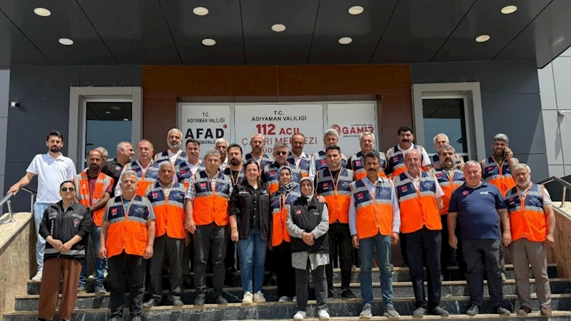 Adıyaman’da muhtarlar, ‘Destek AFAD Gönüllüsü’ oluyor 