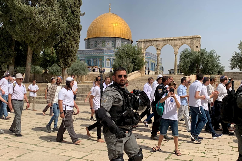 Yahudi çeteler Mescid-i Aksâ