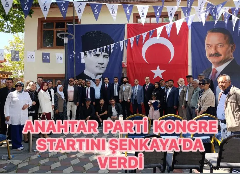 Anahtar Parti Şenkaya İlçe Kongresi Yoğun Katılımla Gerçekleşti