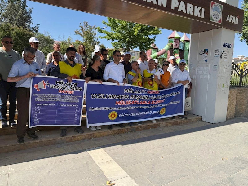 Eğitim Sen’den sert tepki: ‘Mülakat değil, liyakat!’ 