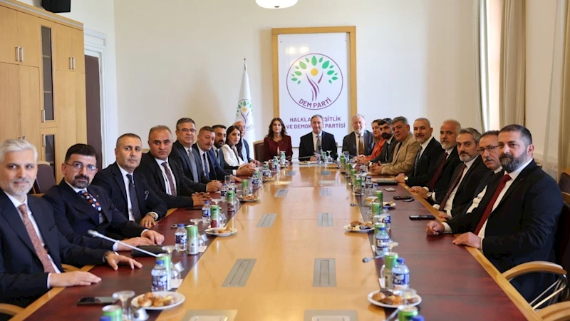 15 Baro Başkanından DEM Parti’ye süreç desteği: ‘Barış süreci demokratik çözümün anahtarıdır’ 