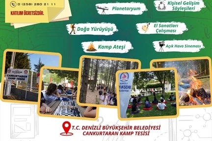Denizli Büyükşehir’den liselilere özel yaz kampı