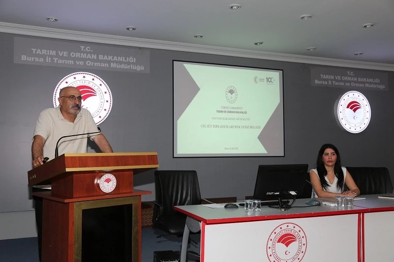 Bursa’da çiğ süt toplayıcıları için eğitim ve teknik gezi