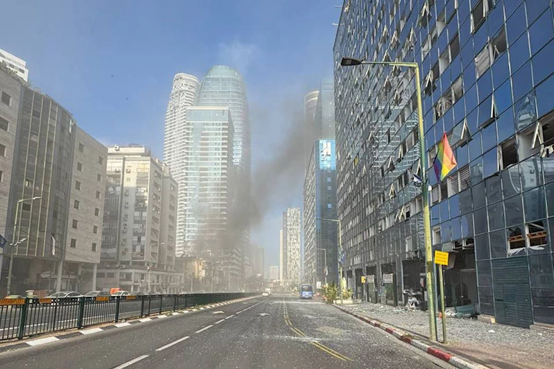 İran, siyonist rejimi yine vurdu