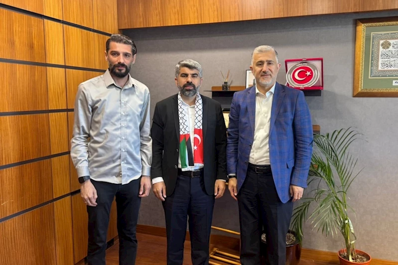 March To Gaza heyetinden Faruk Dinç’e geçmiş olsun ziyareti