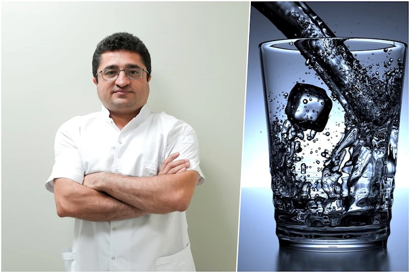 Yalçıntaş: Günlük su tüketimi 2,5 litrenin altında olmamalı