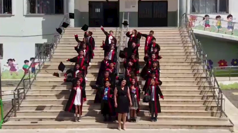 Özel İdare İlkokulu ‘4/A Sınıfı’ öğrencilerinden duygusal mezuniyet klipi  - Videolu Haber