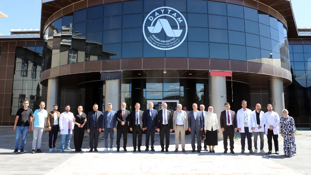 EVYAP Heyeti, İlaç Hammadde Üretim Tesisi İçin Atatürk Üniversitesinde…