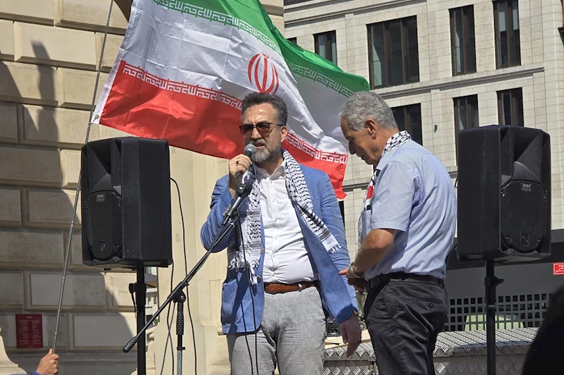 Önce Gazze, şimdi İran: Frankfurt’ta siyonist rejimin saldırıları protesto edildi