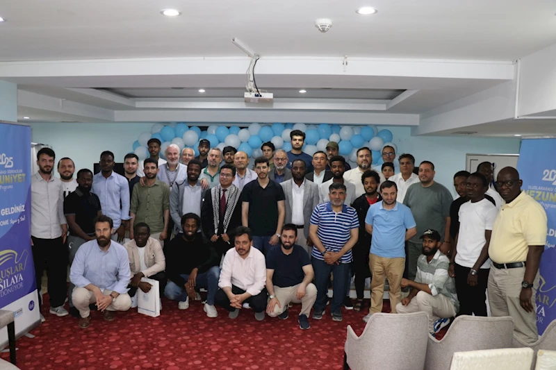 Uluslararası öğrenciler mezuniyet programı gerçekleştirildi