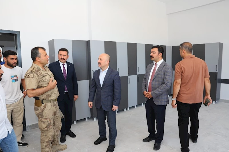 Vali Varol’dan Kahta’daki eğitim yatırımlarına inceleme ziyareti 