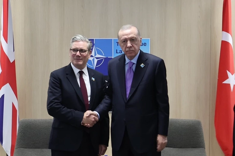 Cumhurbaşkanı Erdoğan, Starmer’ı kabul etti