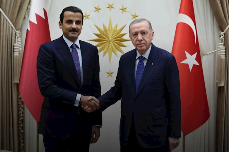 Cumhurbaşkanı Erdoğan Katar Emiri Al Sani ile görüştü